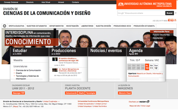 División de Ciencias de la Comunicación y Diseño