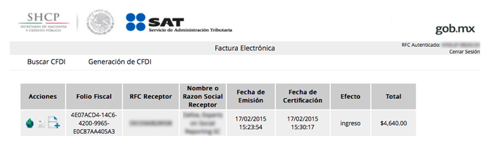 Facturación Electrónica